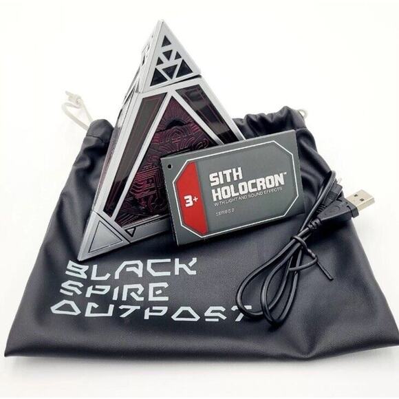 2024 Star Wars Galaxy's Edge 2.0 Sith and Jedi Holocron + 6 NEW KYBER CRYSTALS - Picture 3 of 4